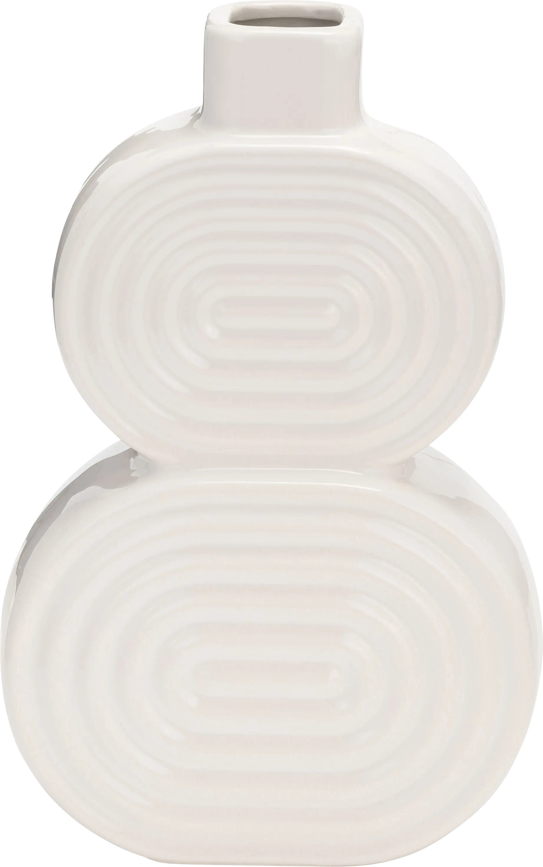 Rustburg White 10 in. Vase