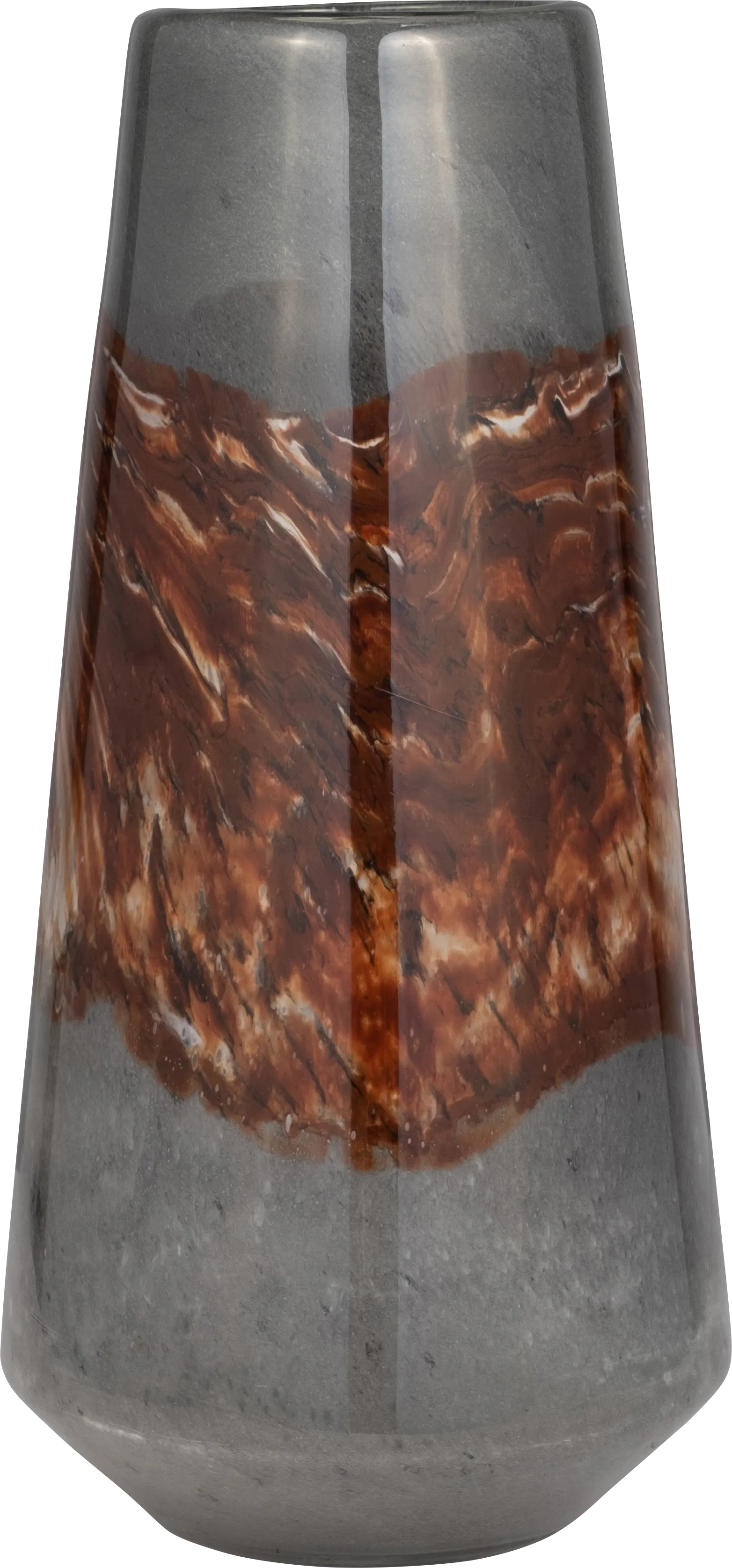Scibilia Brown 17 in. Vase - Image 1