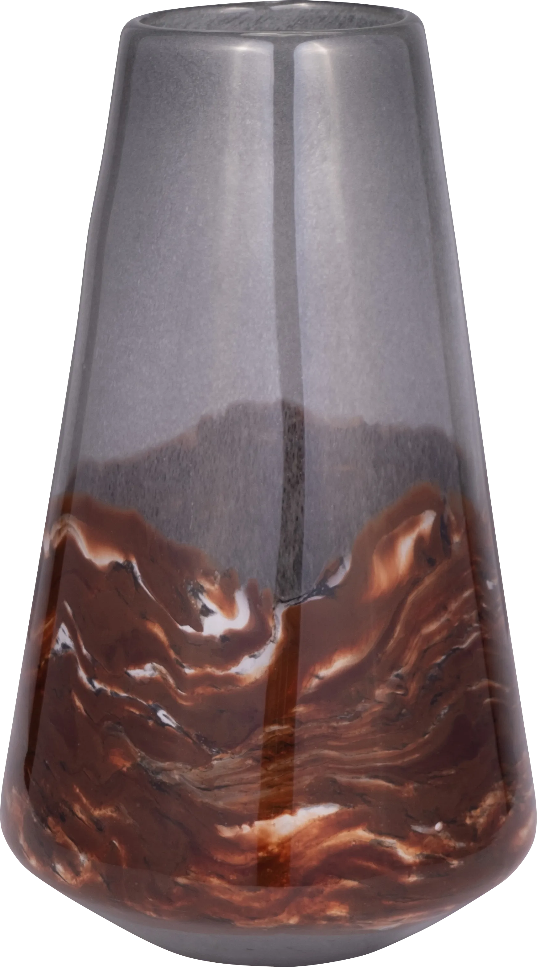 Scibilia Brown 14 in. Vase - Image 1