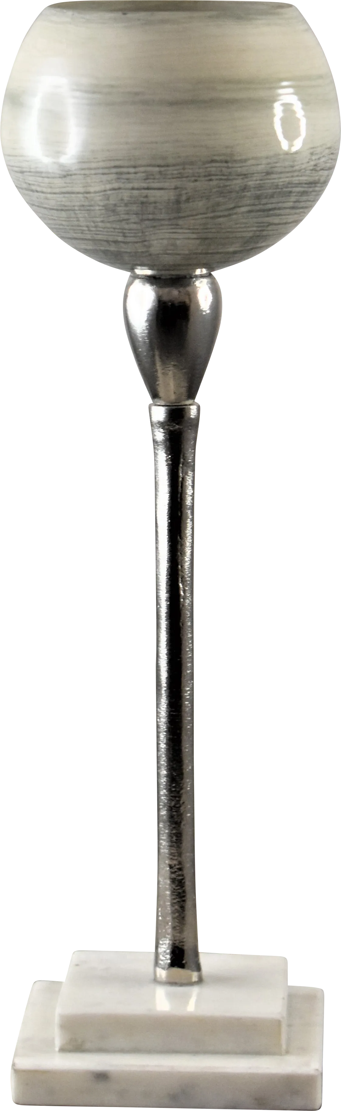 Jakesway Gray 15 in. Votive Candle Holder - Image 1