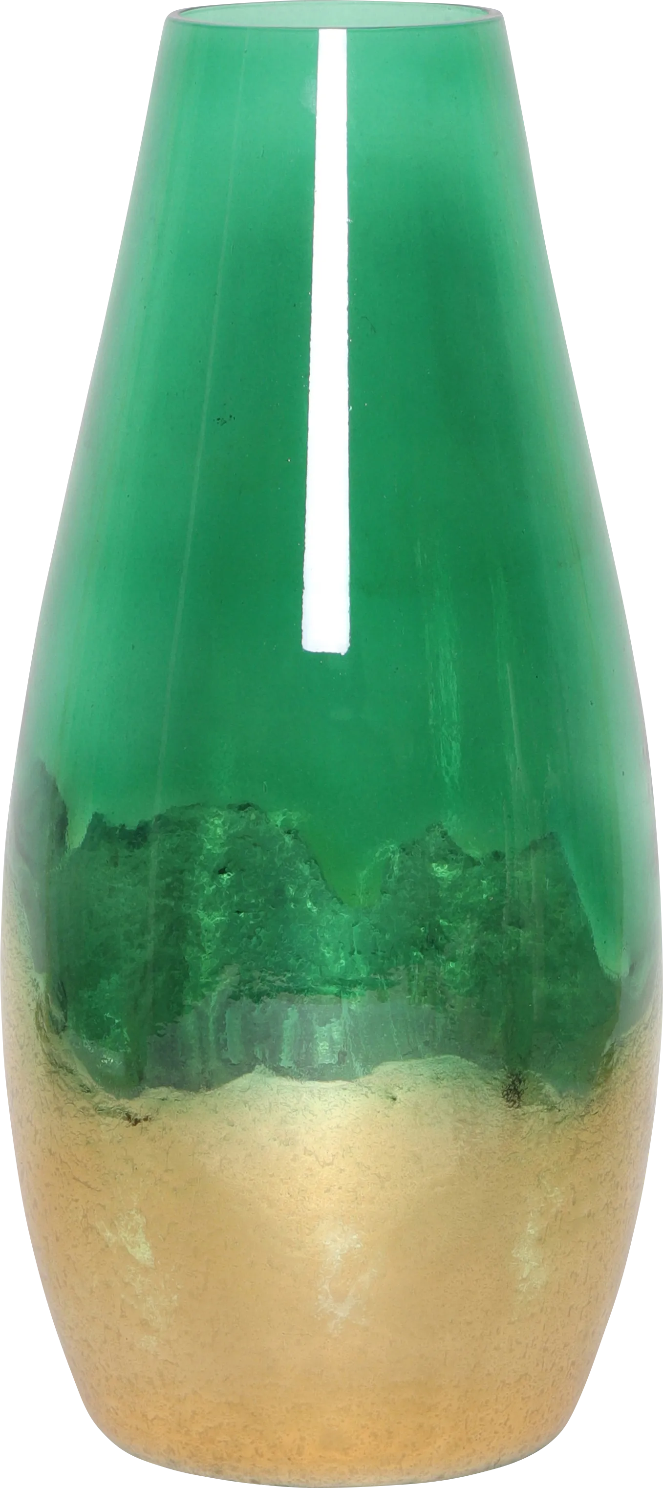 Hublard Green 15 in. Vase - Image 1