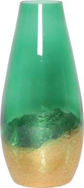 Hublard Green 19 in. Vase