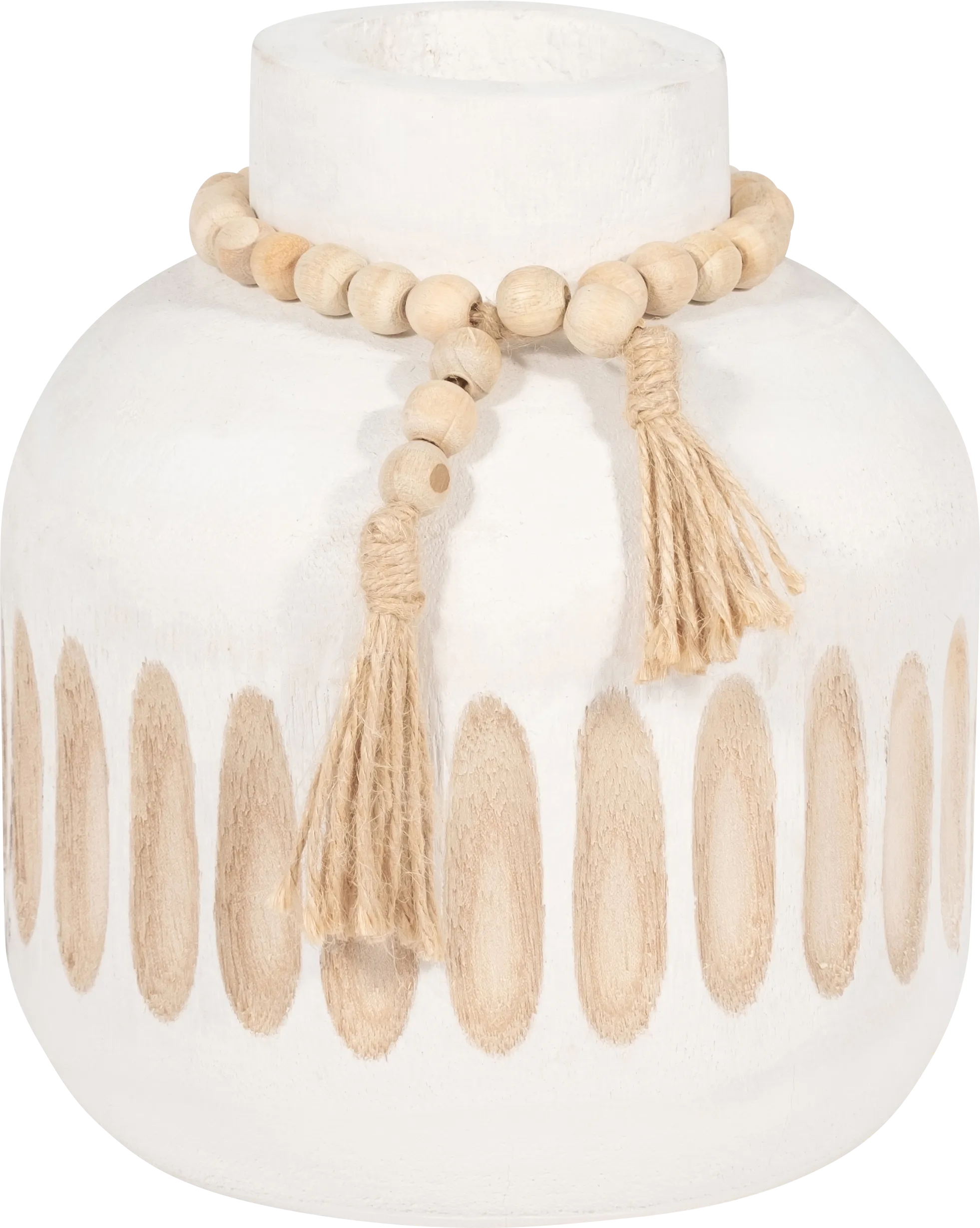 Dolen White 8 in. Vase - Thumbnail - Image 1