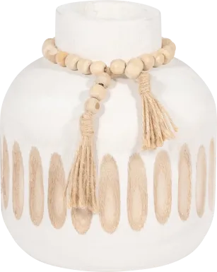 Dolen White 8 in. Vase