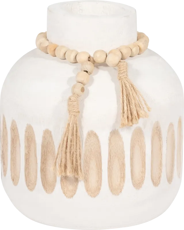 Dolen White 8 in. Vase