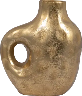 Dovestail Gold 11 in. Vase