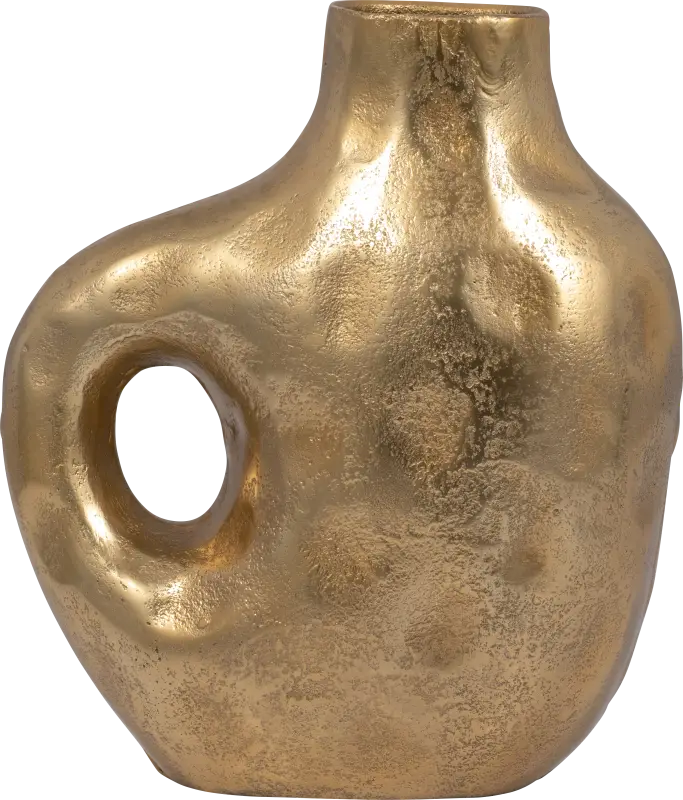 Dovestail Gold 11 in. Vase