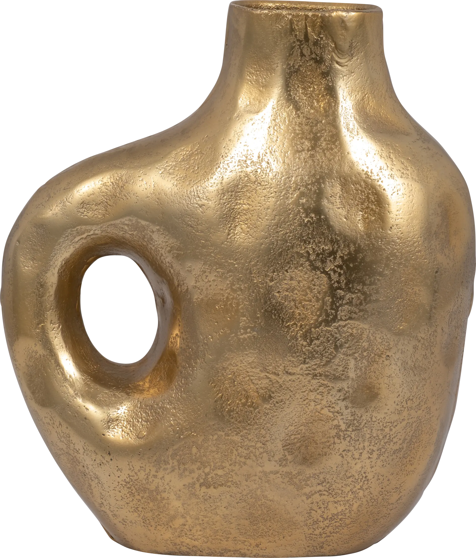 Dovestail Gold 11 in. Vase