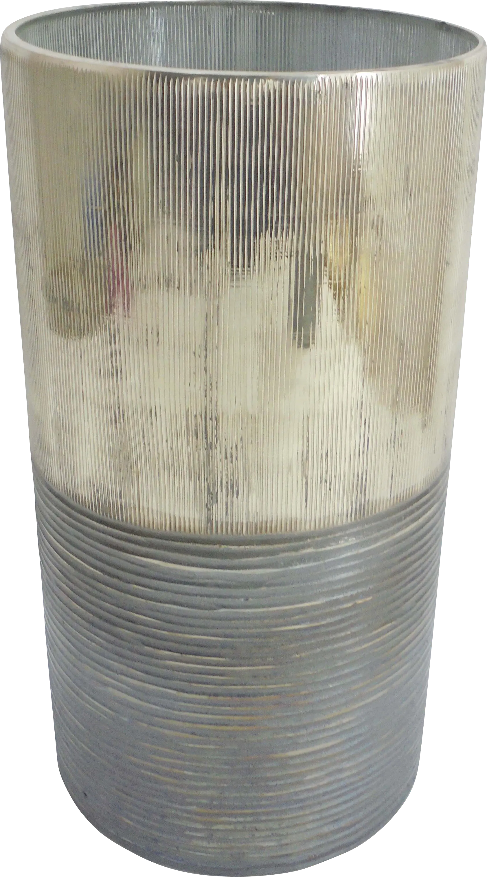 Erobi Gray 13 in. Vase