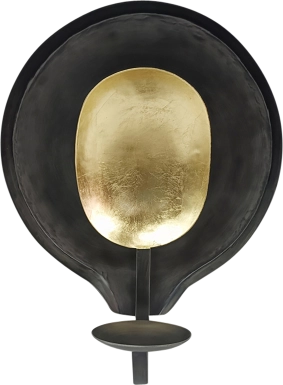 Finksbine Black 12 in. Votive Candle Holder