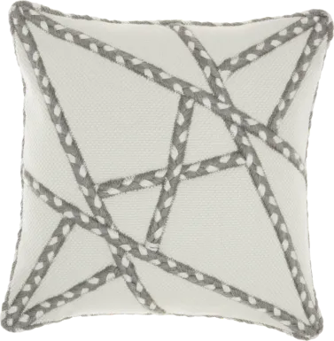 Onas Gray Indoor/Outdoor Accent Pillow