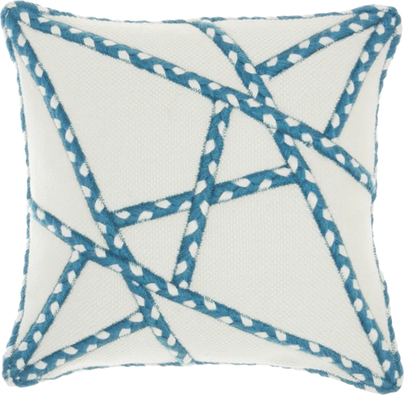 Onas Turquoise Indoor/Outdoor Accent Pillow