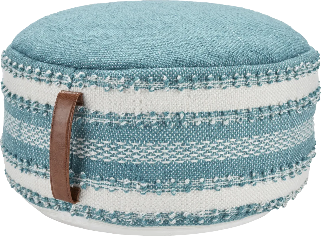 Windybay Turquoise Indoor/Outdoor Pouf