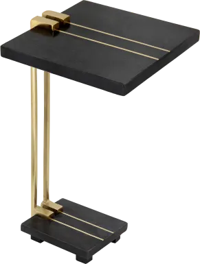 Castlebar Black Accent Table