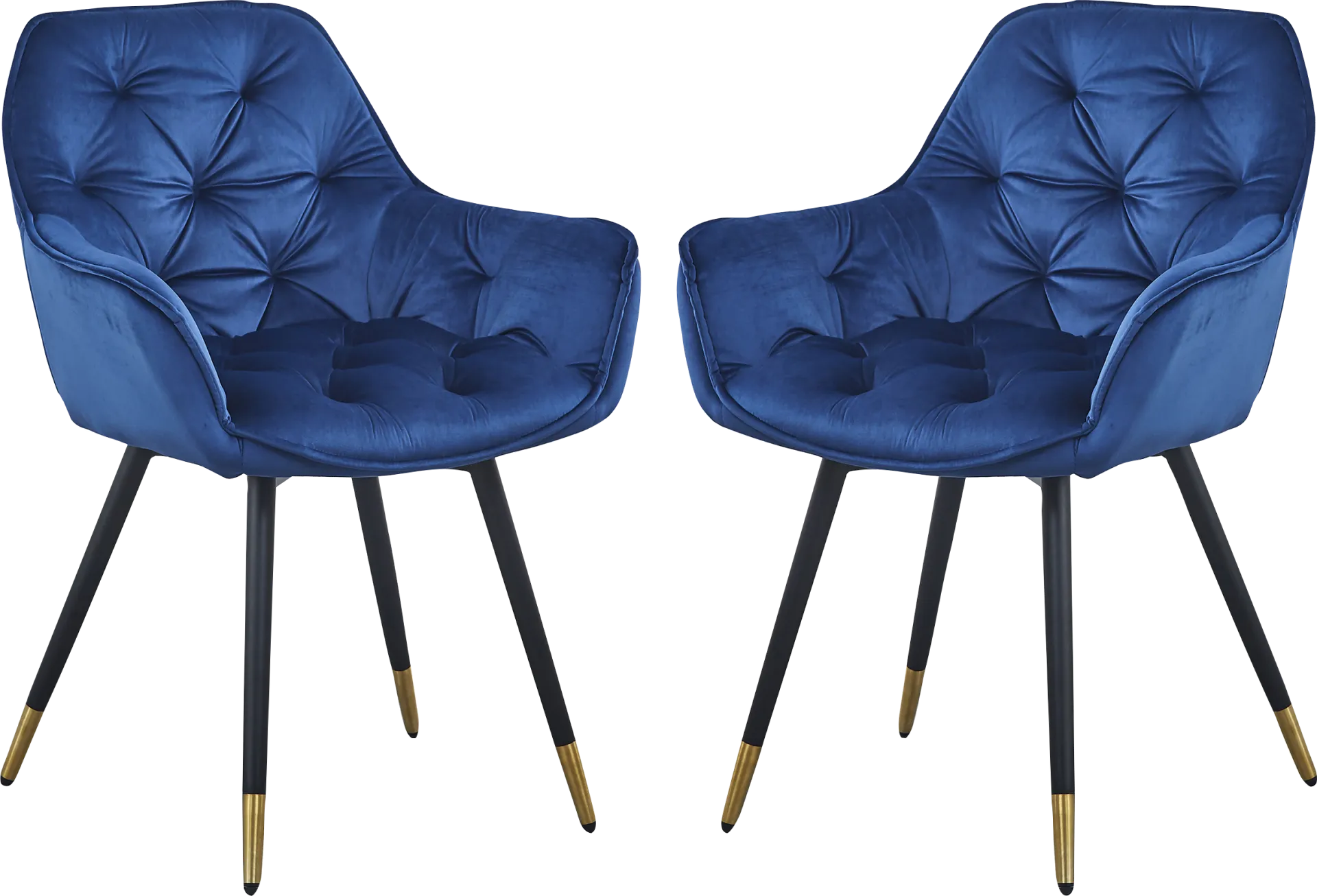 Berkhansted Blue Arm Chair, Set of 2 - Image 1