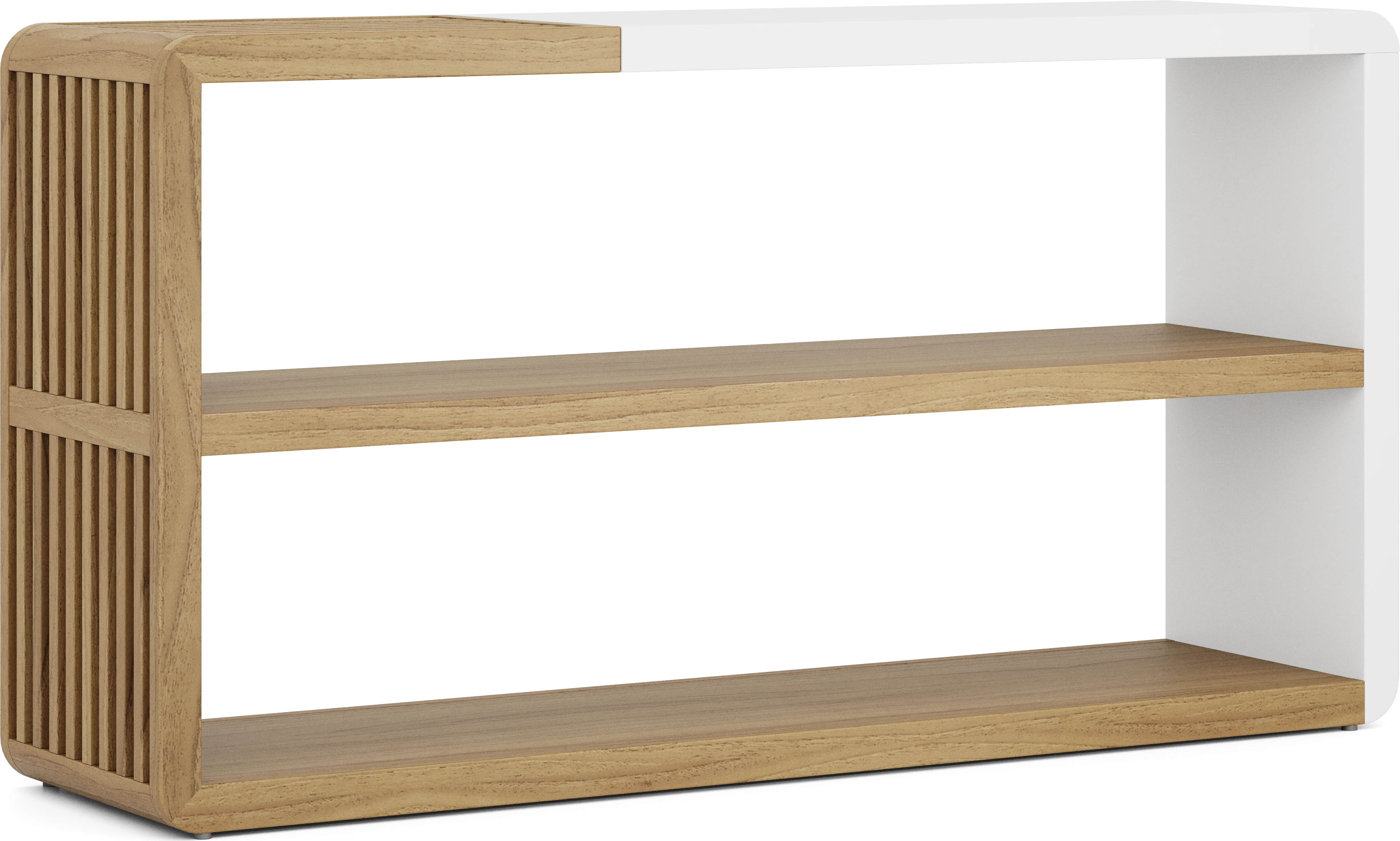 Bristol Bay Brown Sofa Table - Thumbnail - Image 1