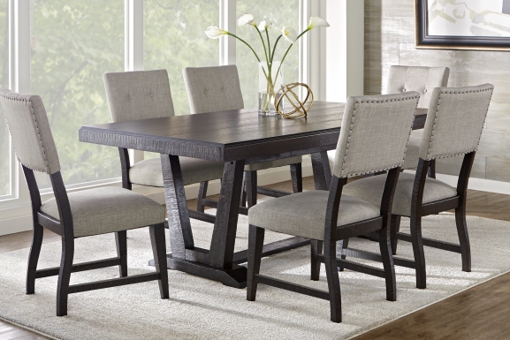 Hill Creek Black Rectangle Dining Table