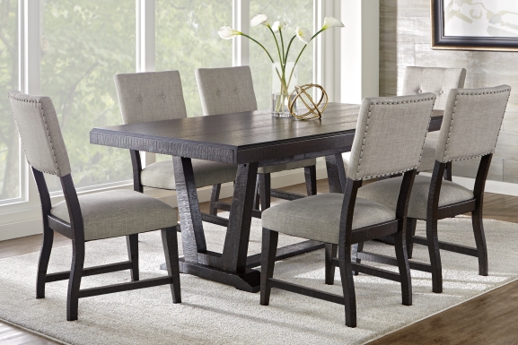 Hill Creek Black Rectangle Dining Table