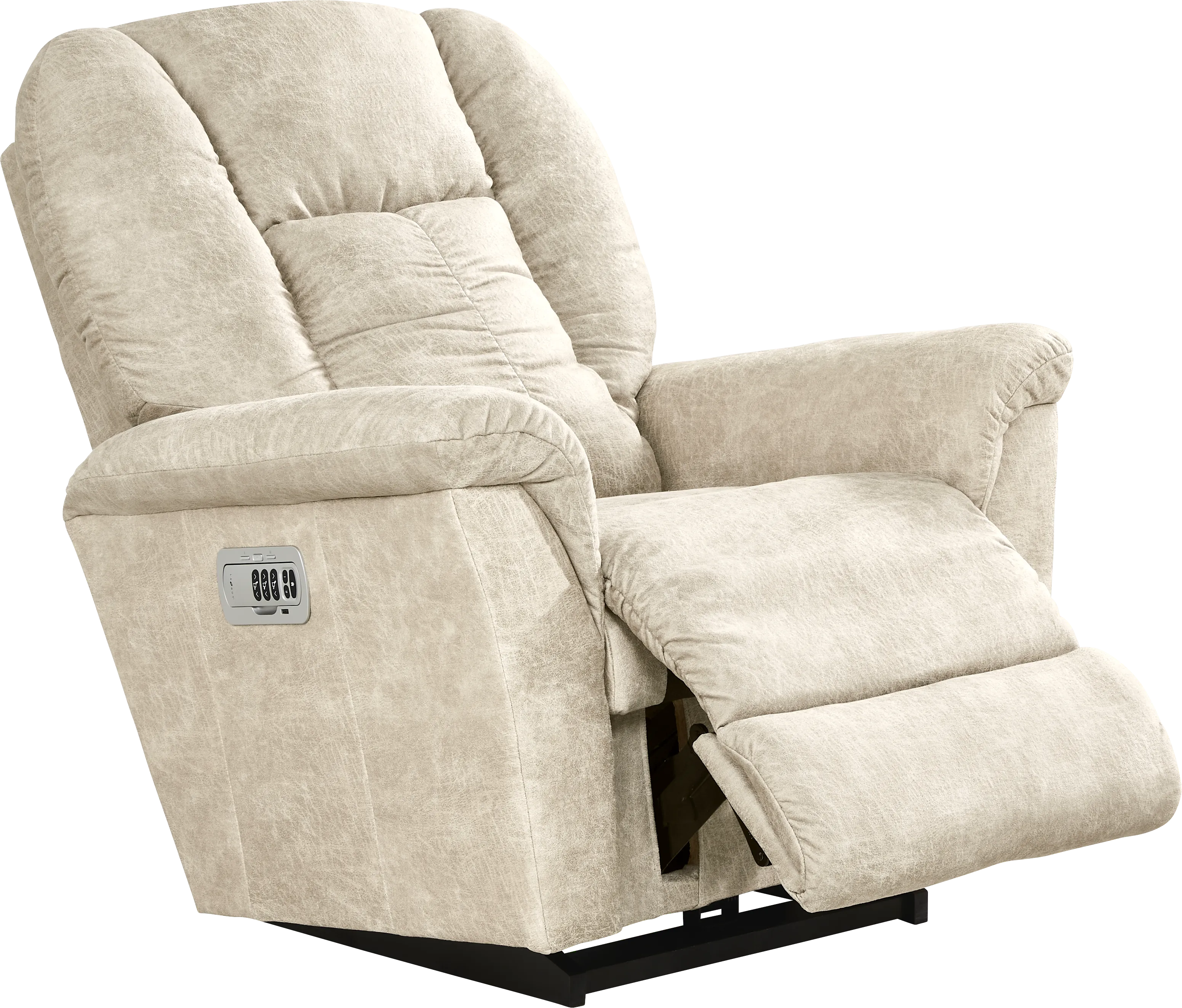 La-Z-Boy Jasper III Beige Dual Power Recliner - Thumbnail - Image 1