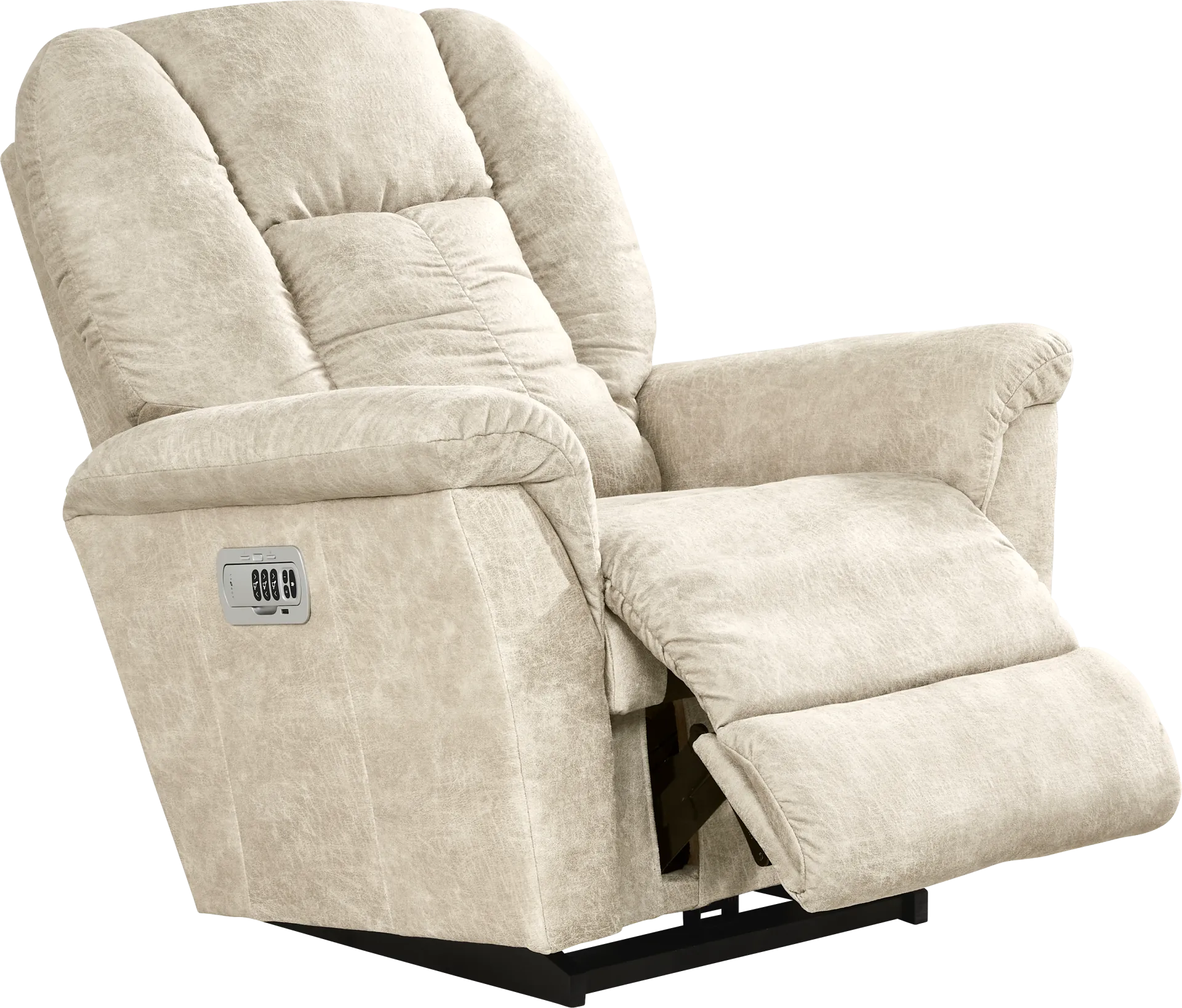 La-Z-Boy Jasper III Beige Dual Power Recliner - Image 1
