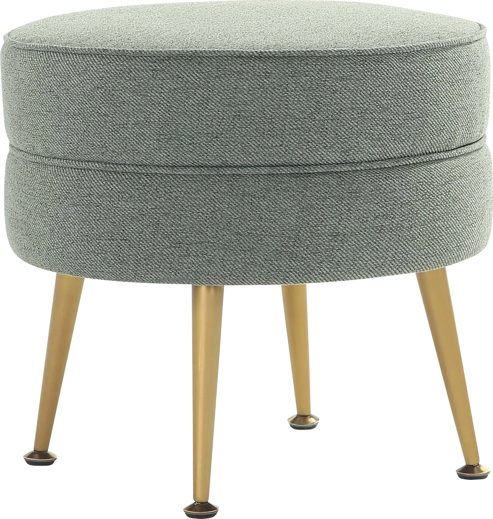 Berseem I Green Ottoman - Image 1
