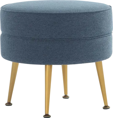 Berseem I Blue Ottoman