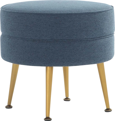 Berseem I Blue Ottoman