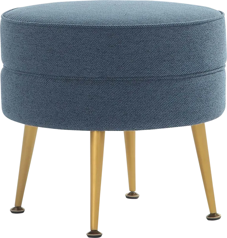 Berseem I Blue Ottoman
