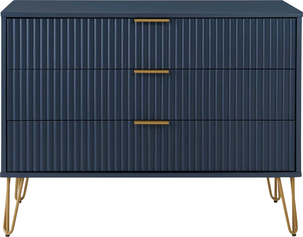 Kroc V Midnight Blue Dresser