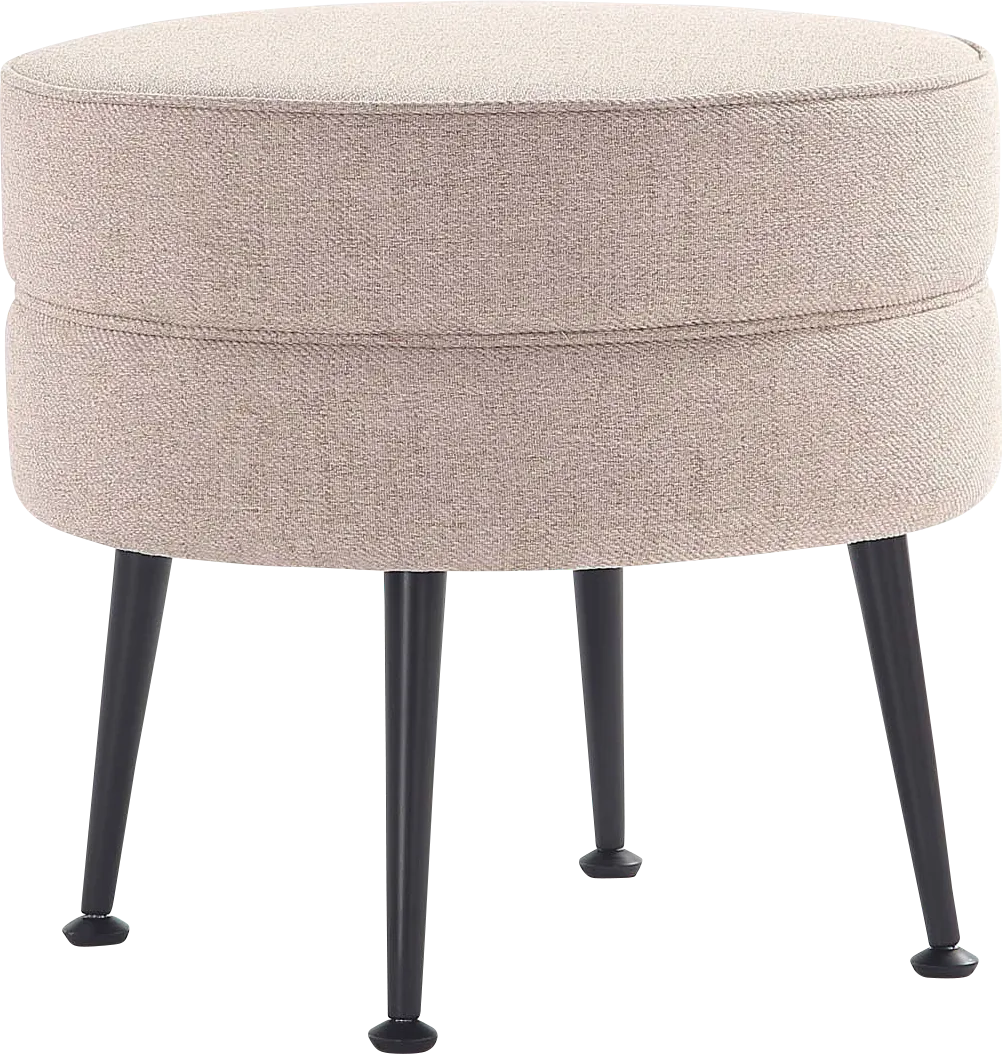 Berseem II Beige Ottoman