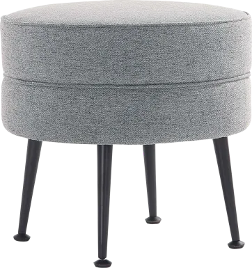 Berseem II Gray Ottoman