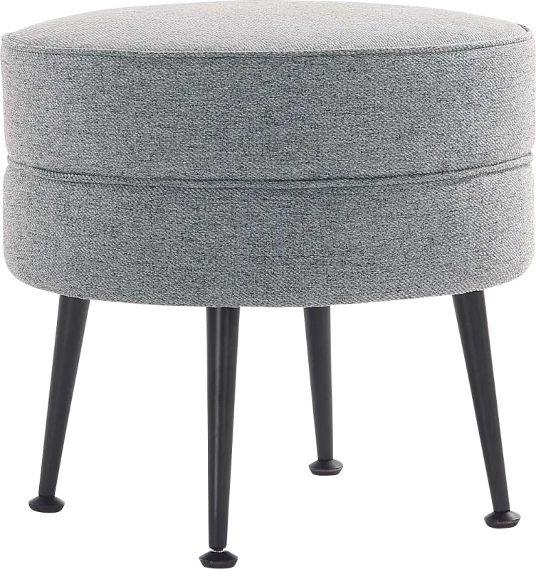 Berseem II Gray Ottoman
