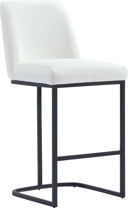 Foxiana White Counter Stool