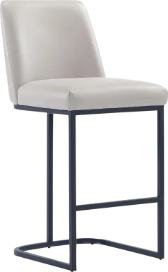Foxiana Light Gray Counter Stool