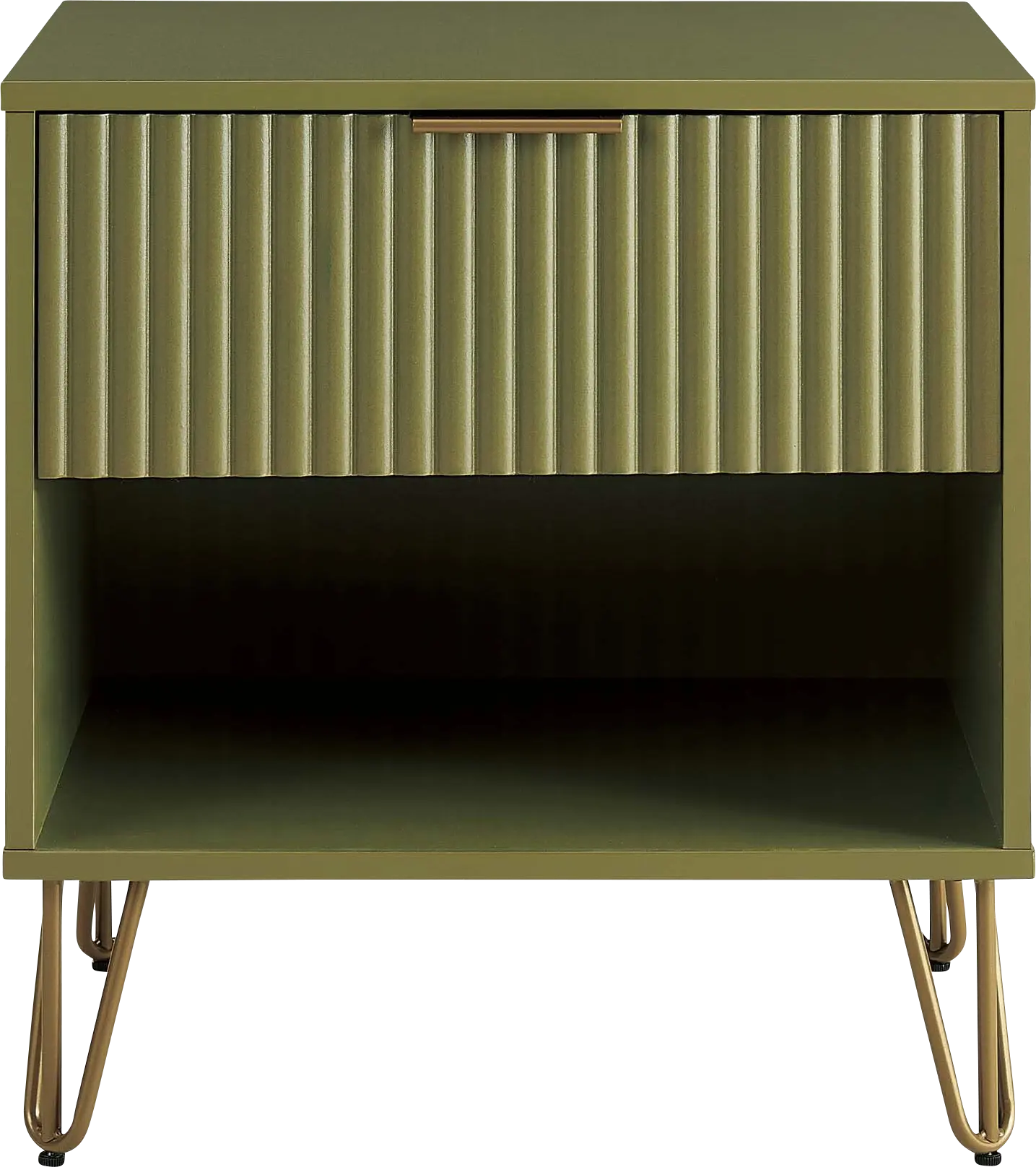 Kroc I Green Nightstand