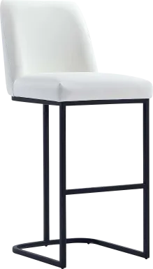 Foxiana White Barstool