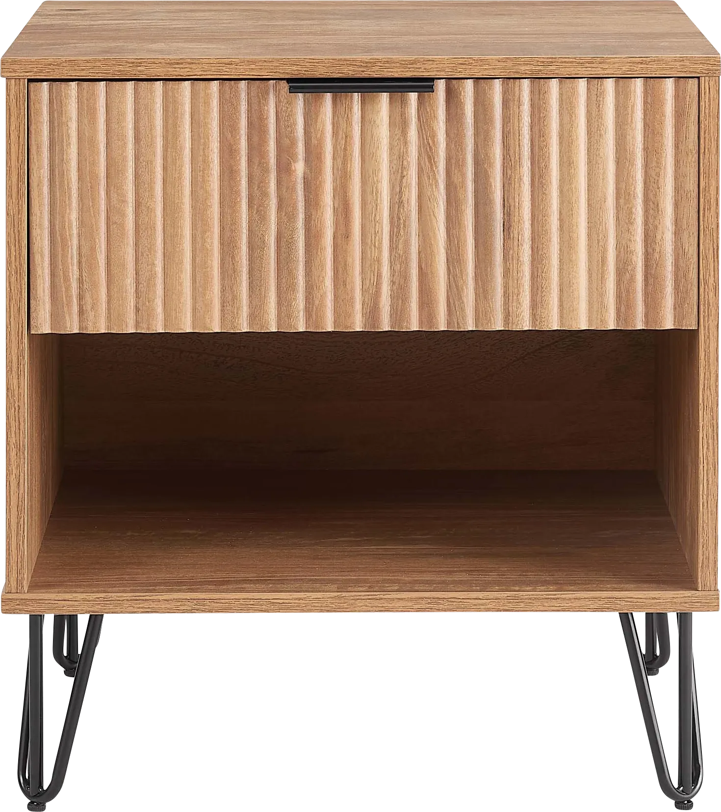 Kroc II Brown Nightstand - Thumbnail - Image 1