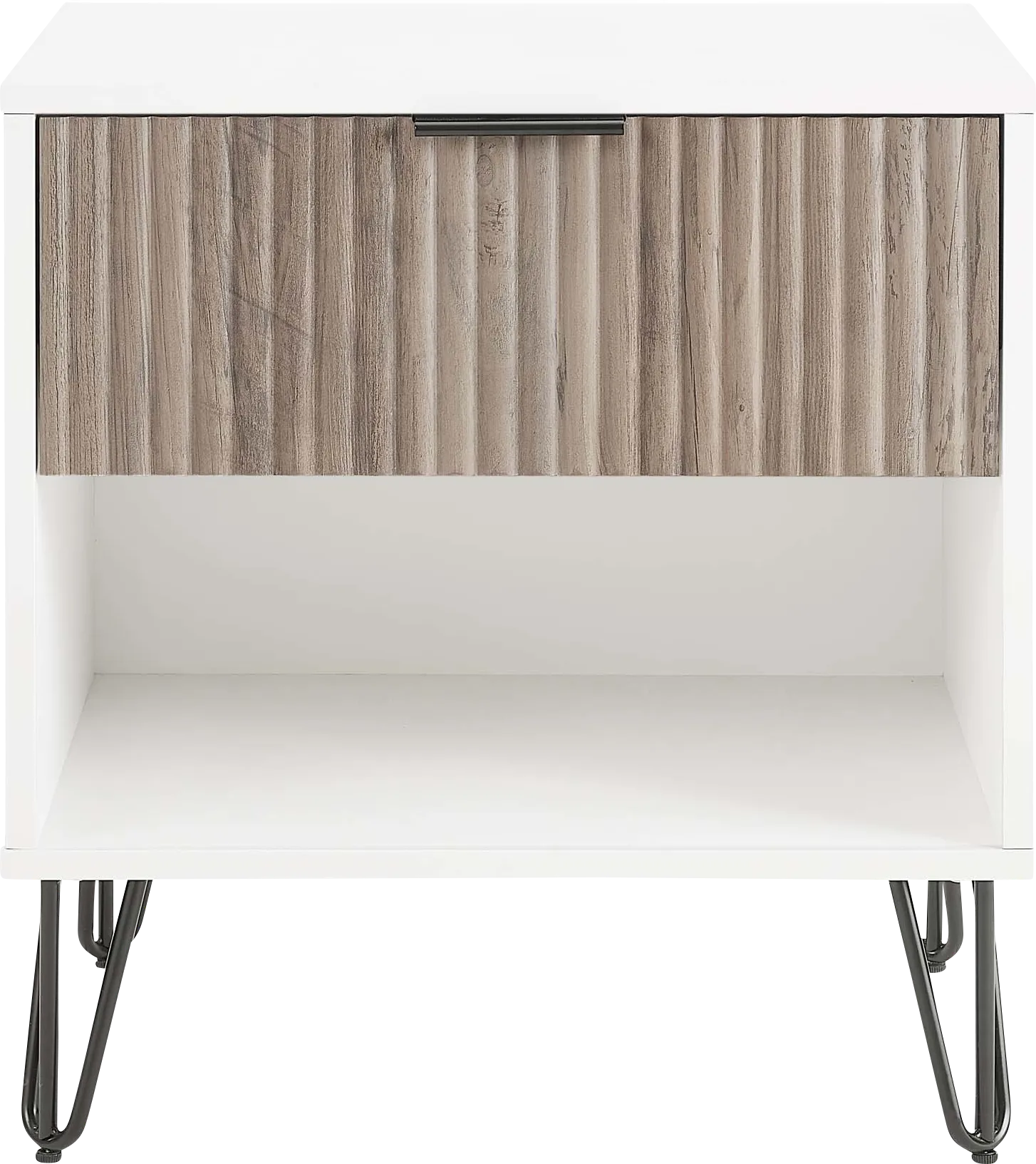 Kroc II White Nightstand - Image 1