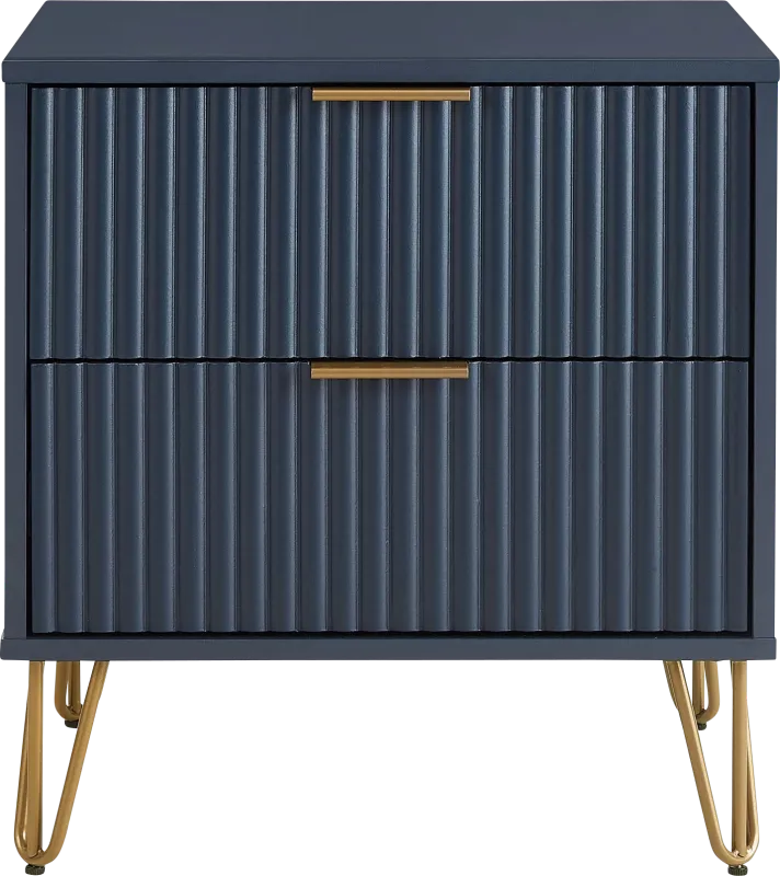 Kroc III Midnight Blue Nightstand