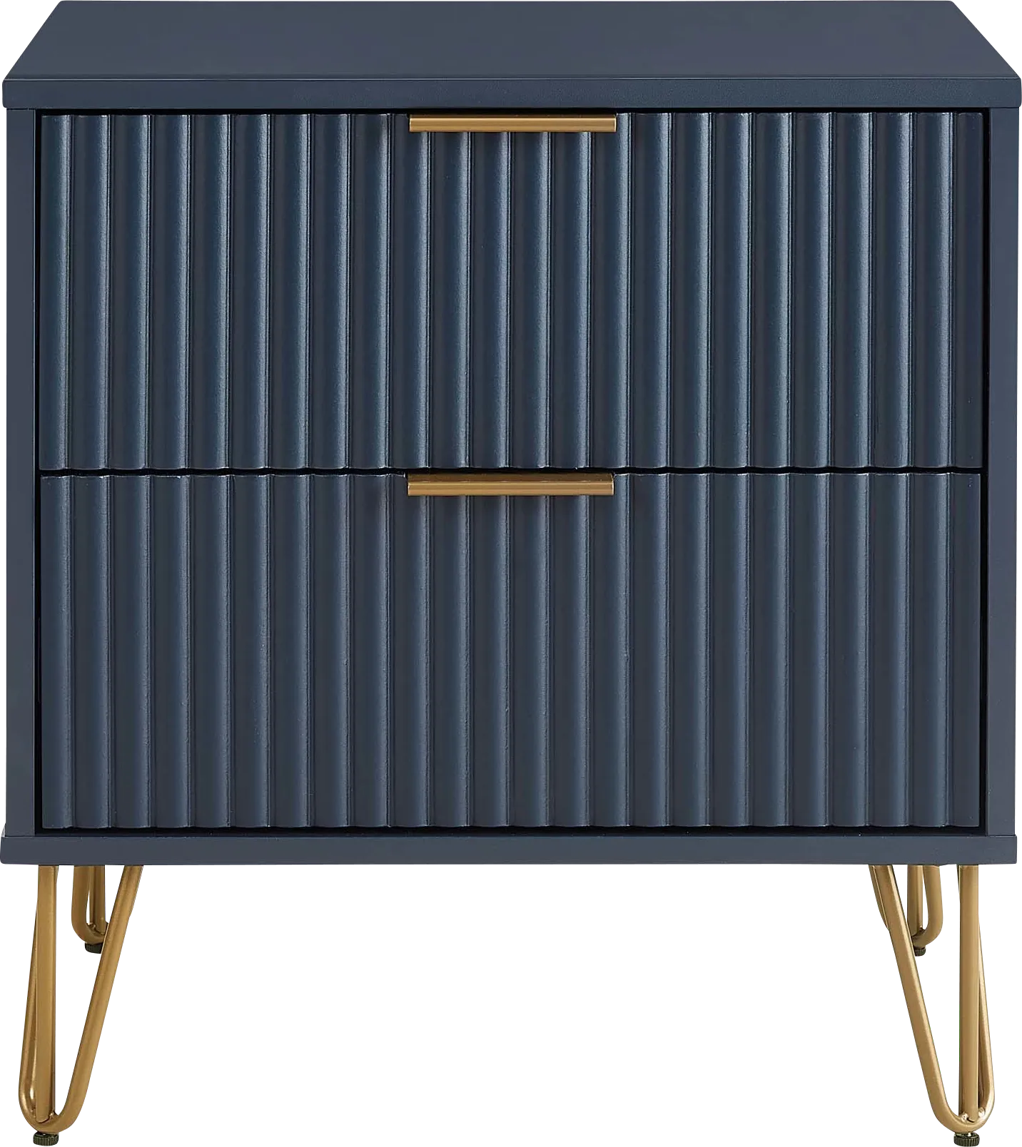 Kroc III Midnight Blue Nightstand - Image 1