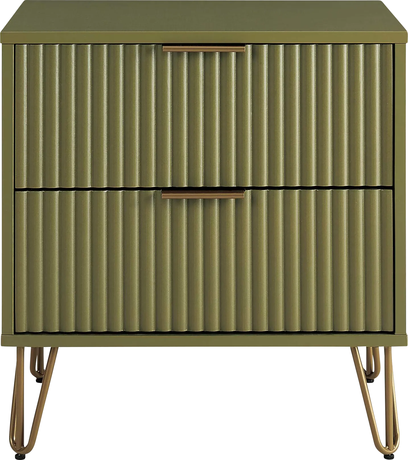 Kroc III Green Nightstand - Image 1