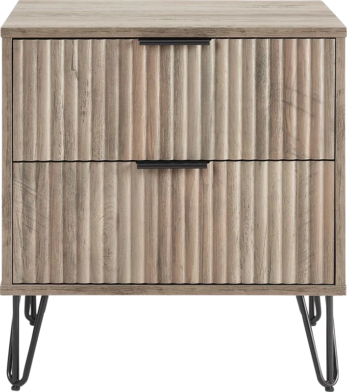 Kroc IV Gray Nightstand