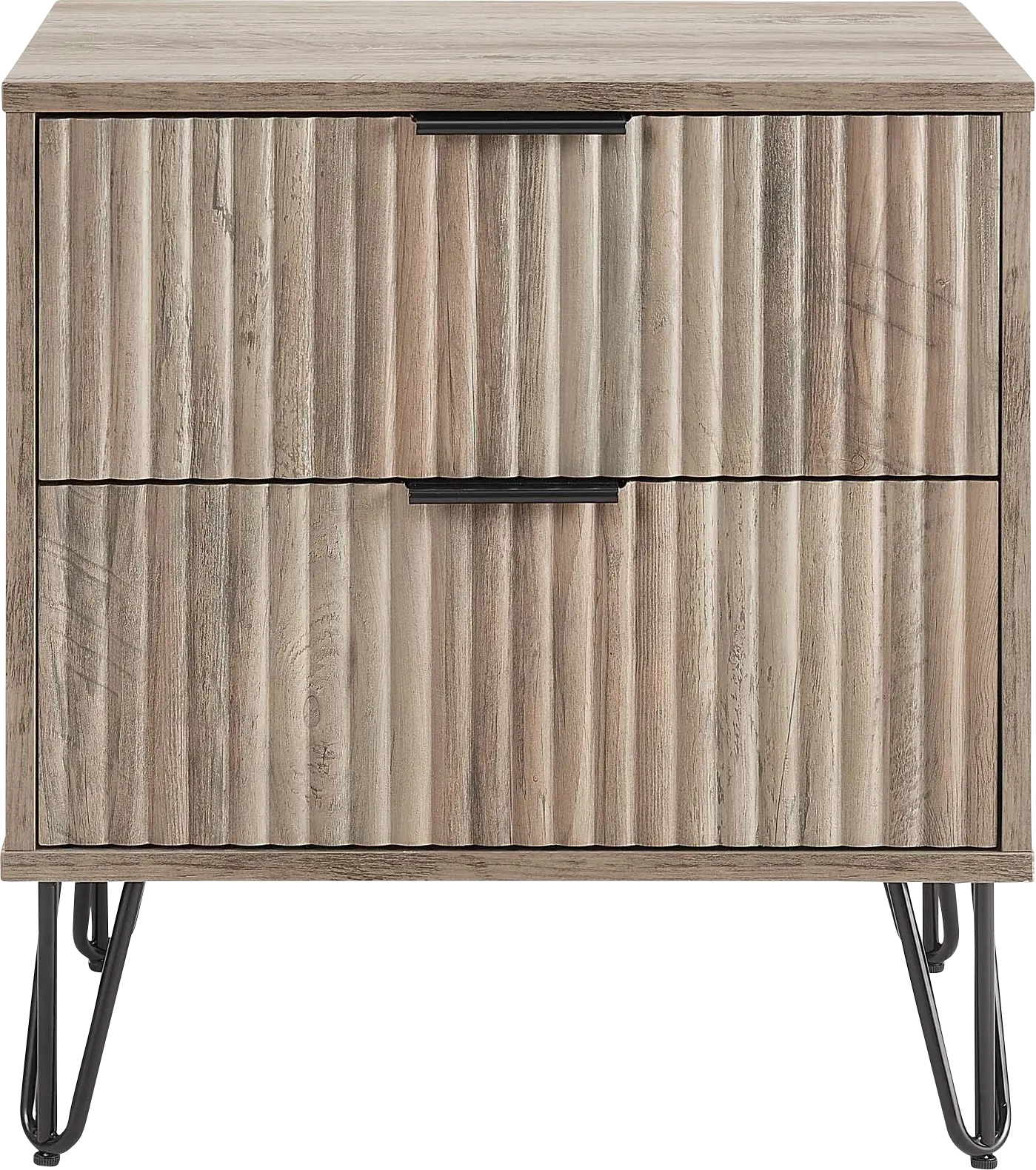Kroc IV Gray Nightstand