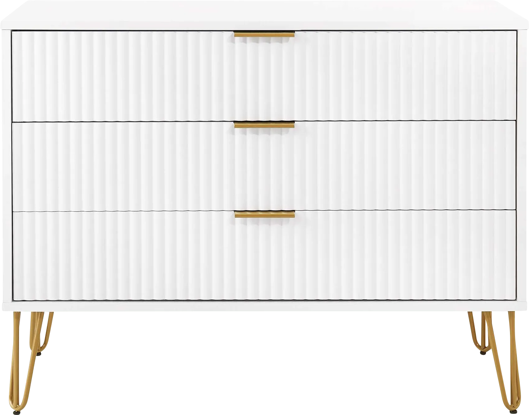 Kroc V White Dresser - Image 1