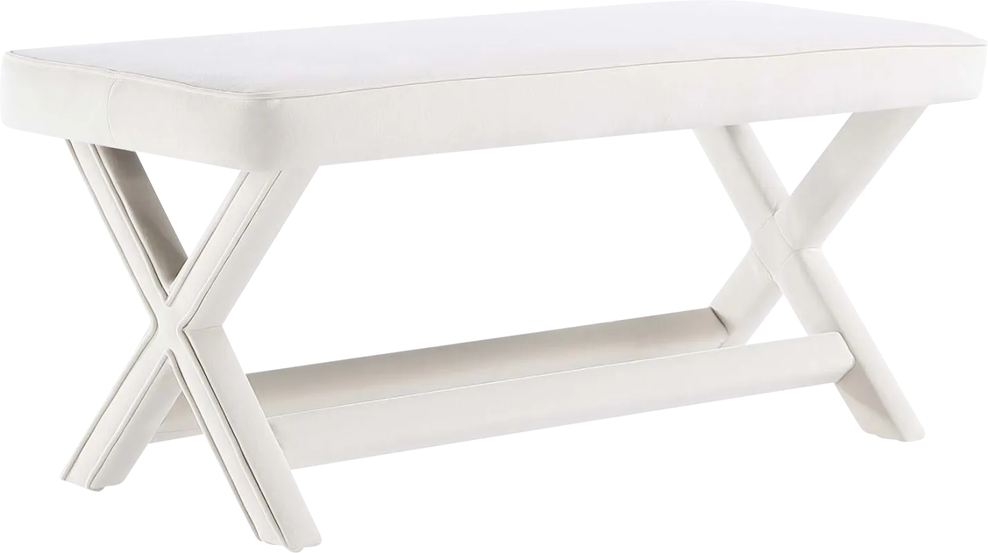 Brougham II Cream Bench
