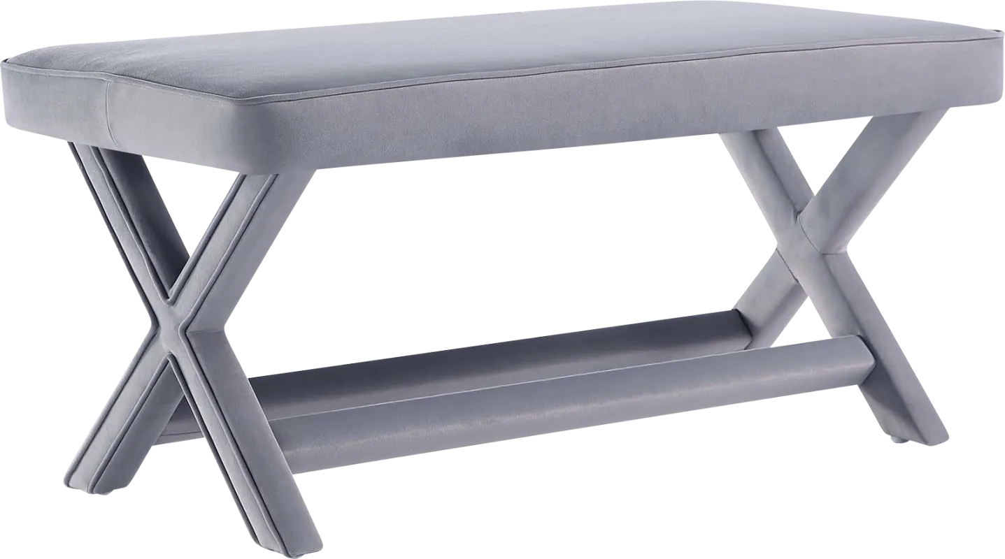Brougham II Gray Bench