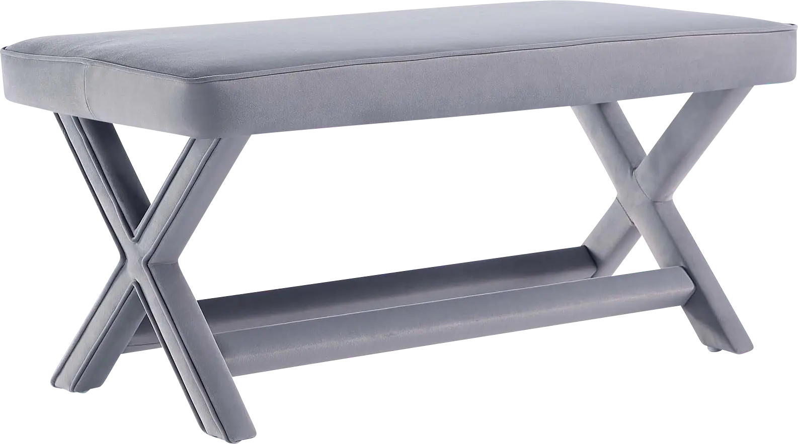 Brougham II Gray Bench