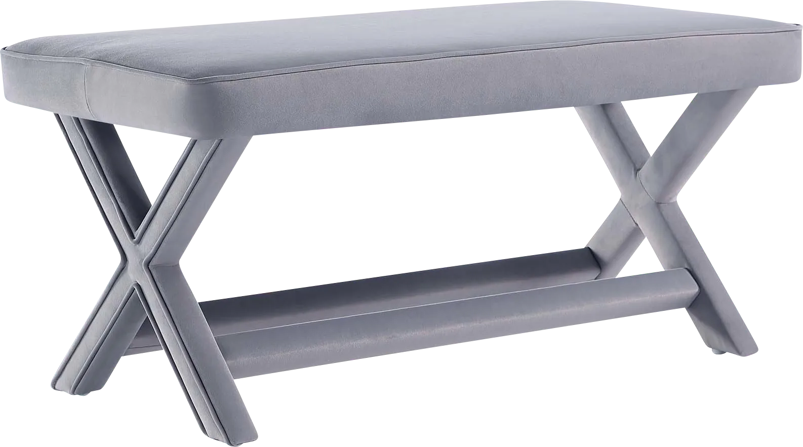 Brougham II Gray Bench - Image 1
