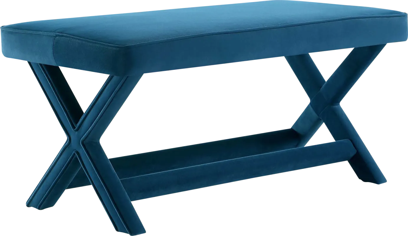 Brougham II Blue Bench