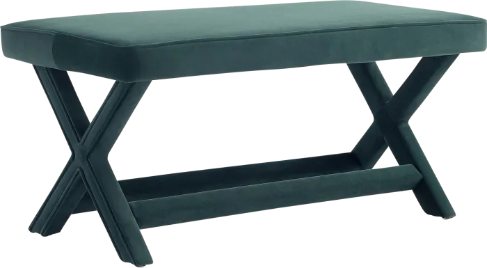 Brougham II Green Bench